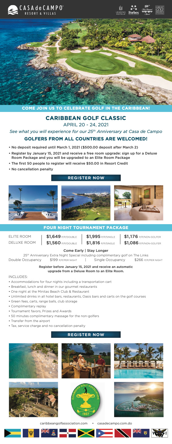 Caribbean Golf Classic April 2021 Casa de Campo